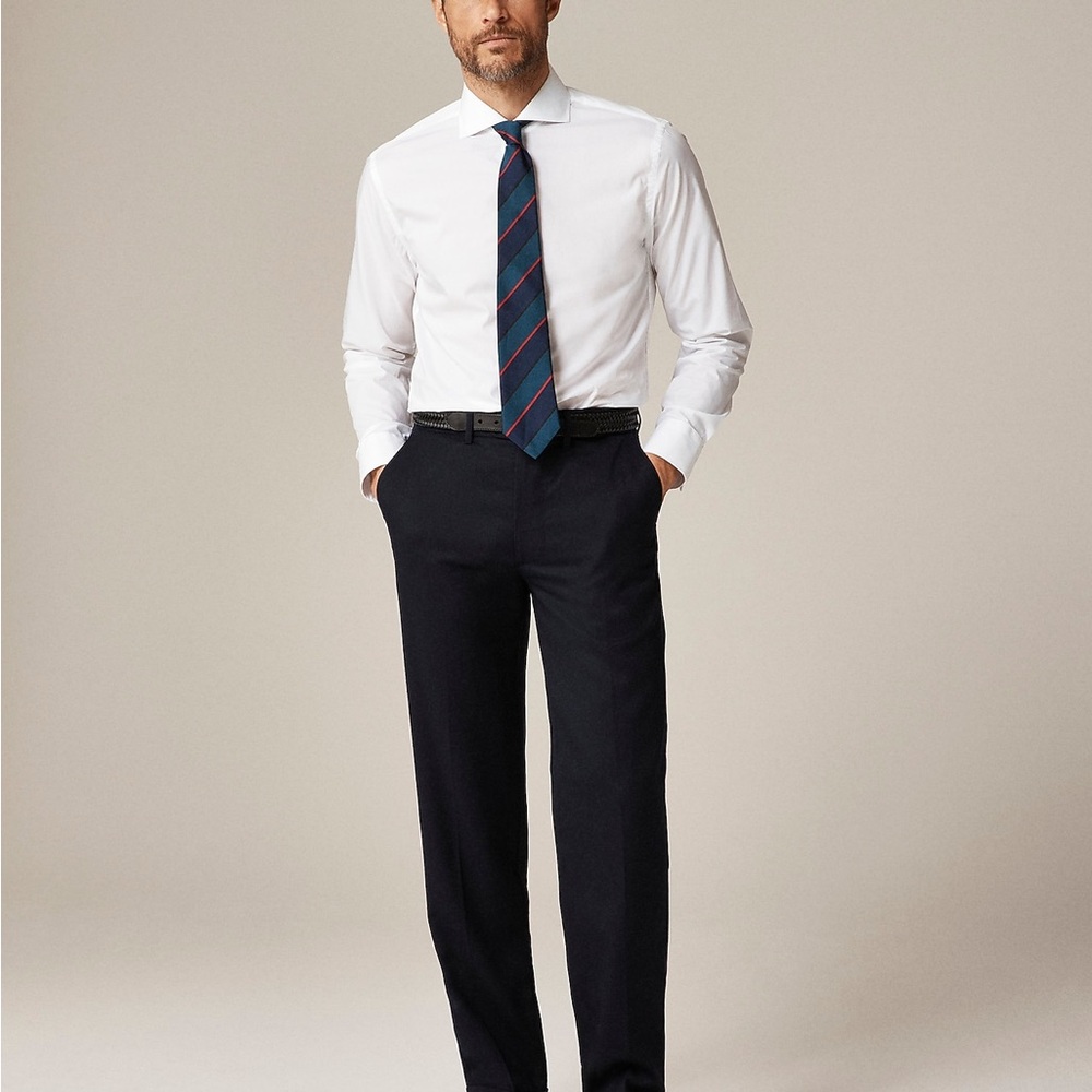 J.Crew Classic white mens dress shirt.